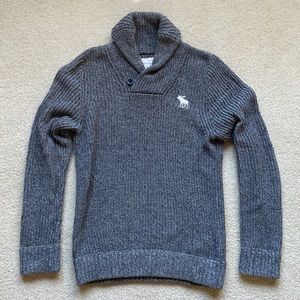 Men’s Abercrombie shawl collar sweater